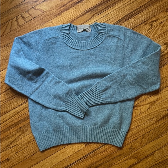 Everlane Women's Crewneck Sweater in Dusty Blue - Picture 6 of 7